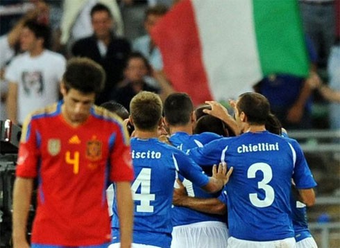Tây Ban Nha thường lép vế trước các trận đối đầu với Italia.